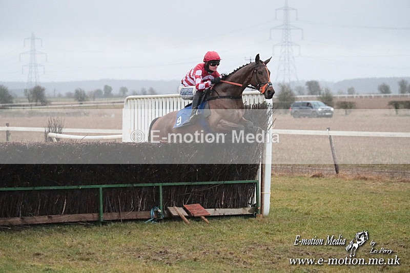 PtP 260125 1058 - Cocklebarrow Point-to-Point racing with the Heythrop Hunt 26/01/25