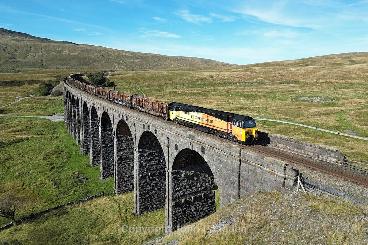 JL - 16.9.24 70804 6J37 Carlisle - Chirk, Ribblehead Viaduct - Latest shots