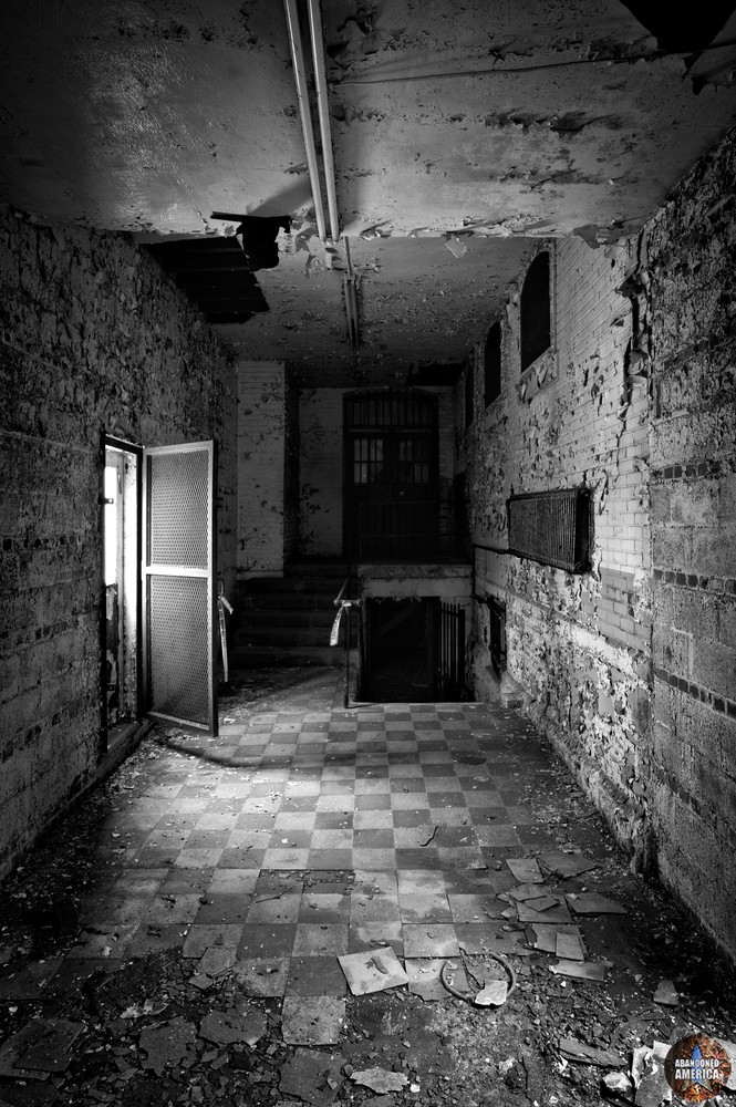 Checkered floor, Holmesburg Prison, Philadelphia PA | Abandoned America by Matthew Christopher