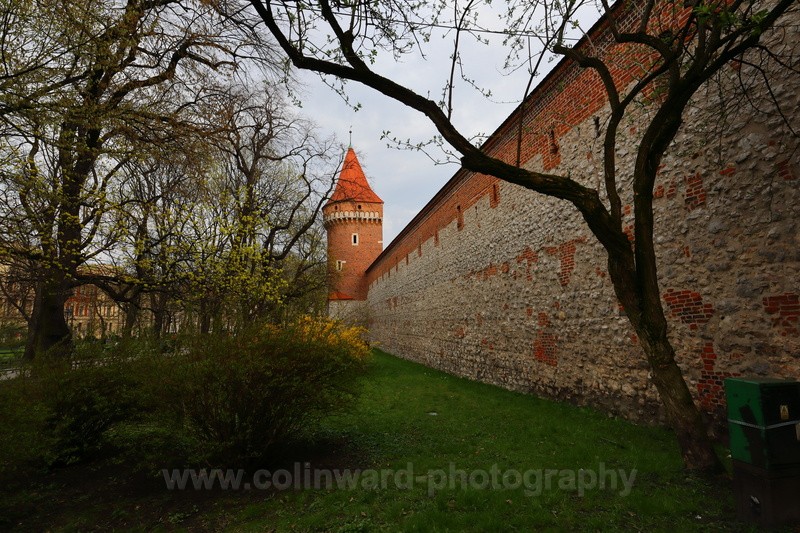 Defensive Wall and Tower, Krakow, Poland, Europe. - Europe