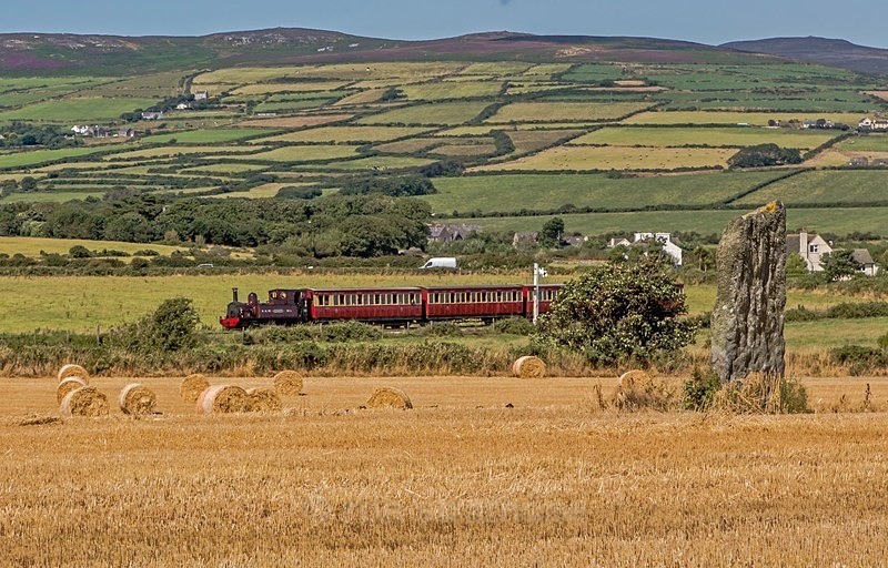 Train and Standing Stone - Land of Man