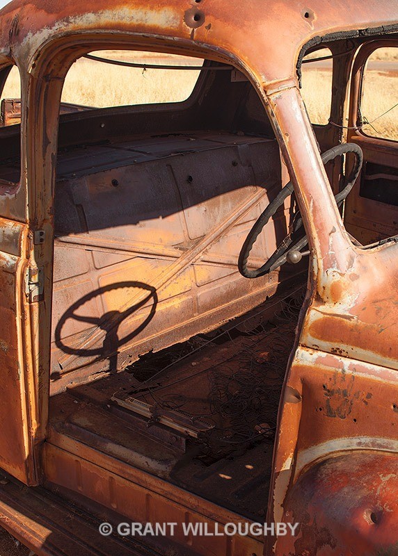 Car wreck north of Alice Springs - Australia
