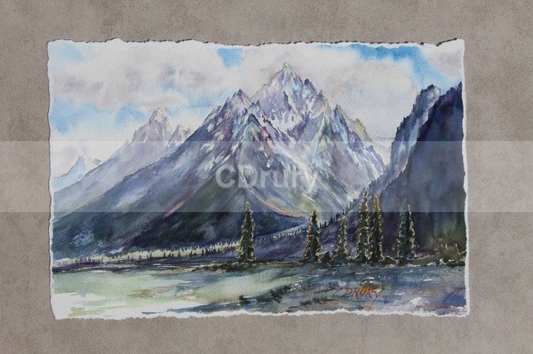 Cathedral Group - Watercolor