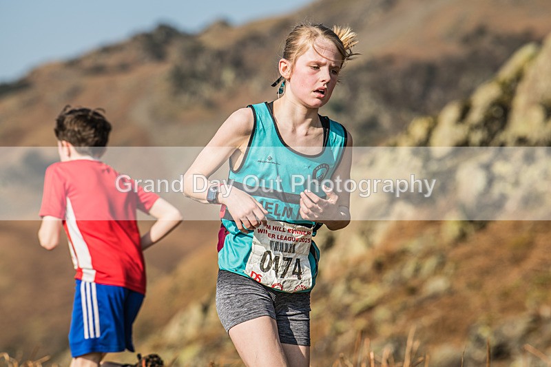 Elterwater-99 - Kendal Winter League Elterwater Under 13 Fell Race Sunday 9th March 2025