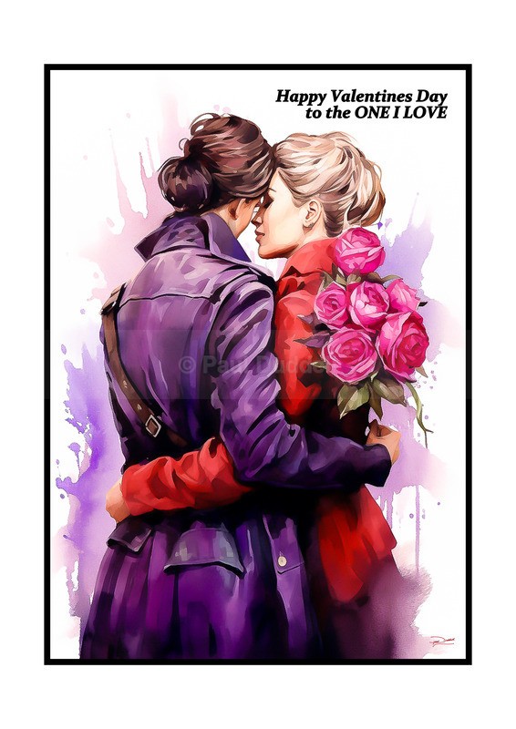 Timeless Romance, St Valentine's Day Paintings by Paul Duddell, Whispers & Strokes - Artist, Painter, and Photographer