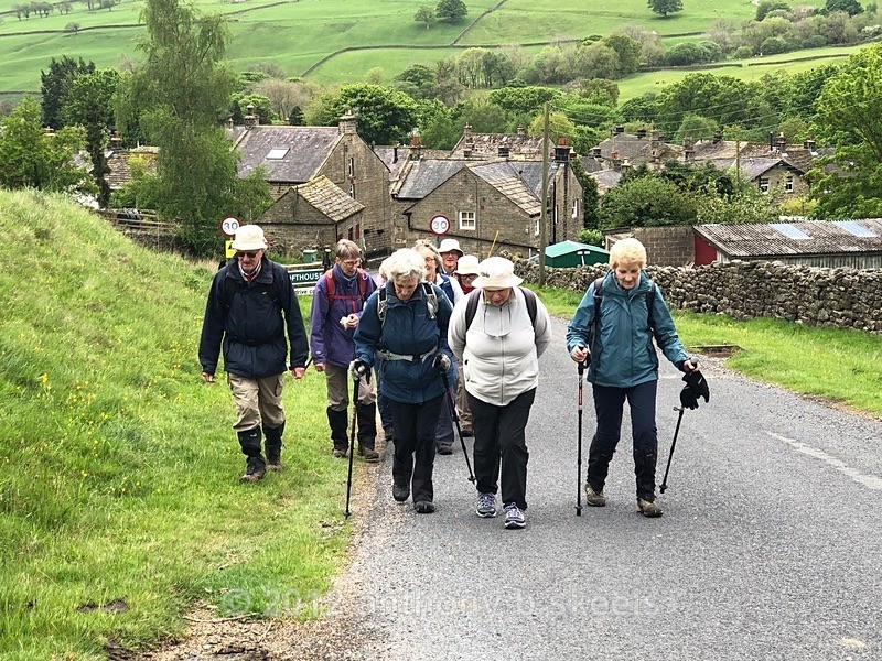 027 Climbing out of Lofthouses - The Nidderdale Way Collection