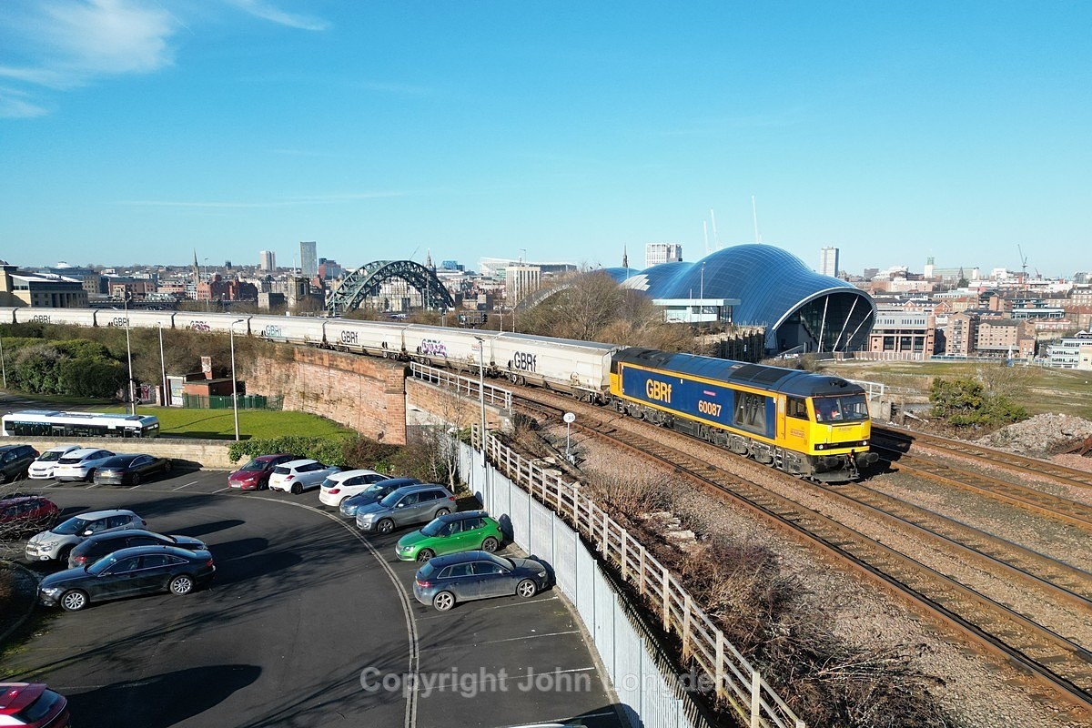 JL - 6.2.25 60087 6N19 Lynemouth PS - Tyne Dock CT, Gateshead Sage - Latest shots