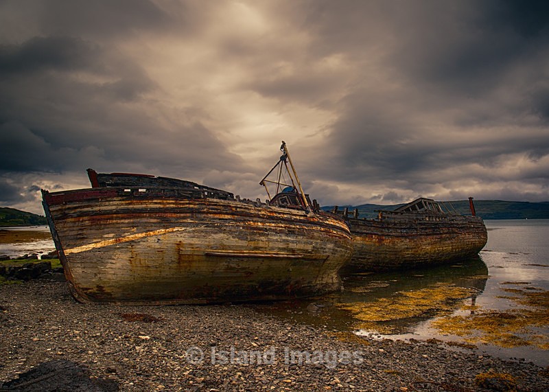 The Boat Wrecks on Mull - Around Argyll