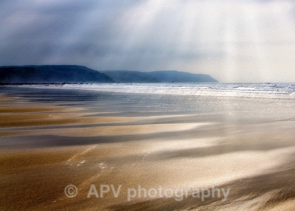 After the Storm on the Beach - A5 Size cards