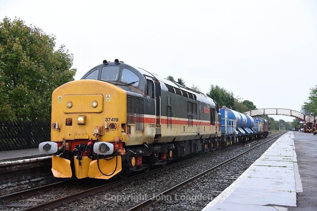 JL - 27.9.23 37418 & 37422 3Z78 Carlisle - Carlisle Kingmoor, Appleby - Appleby