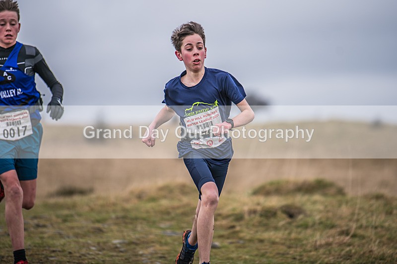 Cunswick U15  U17-105 - Kendal Winter League Cunswick Scar Junior Under 15 & 17 Fell Races Sunday 26th January 2025