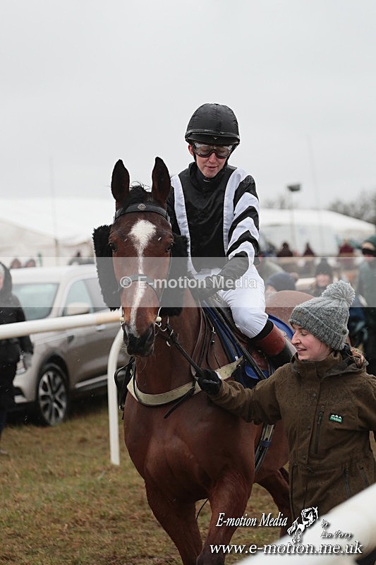 PtP 260125 199 - Cocklebarrow Point-to-Point racing with the Heythrop Hunt 26/01/25