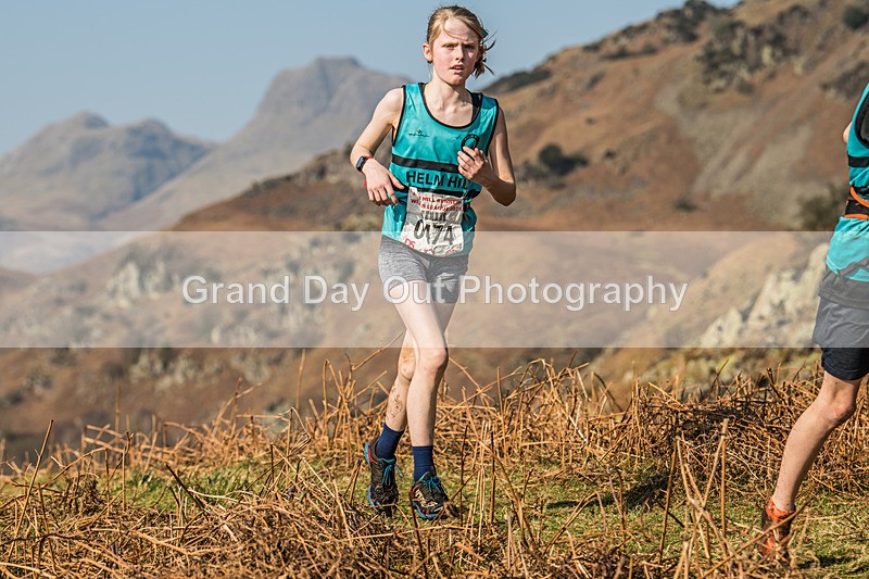 Elterwater-98 - Kendal Winter League Elterwater Under 13 Fell Race Sunday 9th March 2025