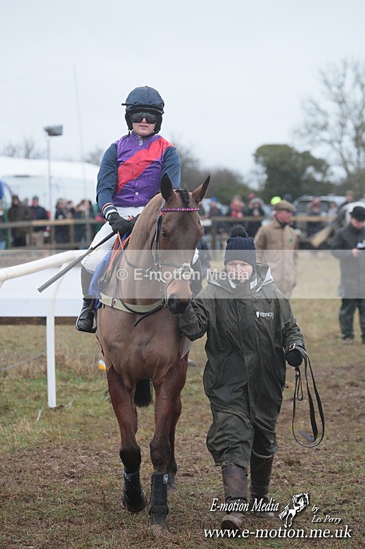 PtP 260125 422 - Cocklebarrow Point-to-Point racing with the Heythrop Hunt 26/01/25