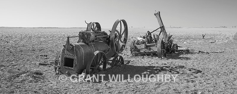 Traction engine Avon Downs - Australia