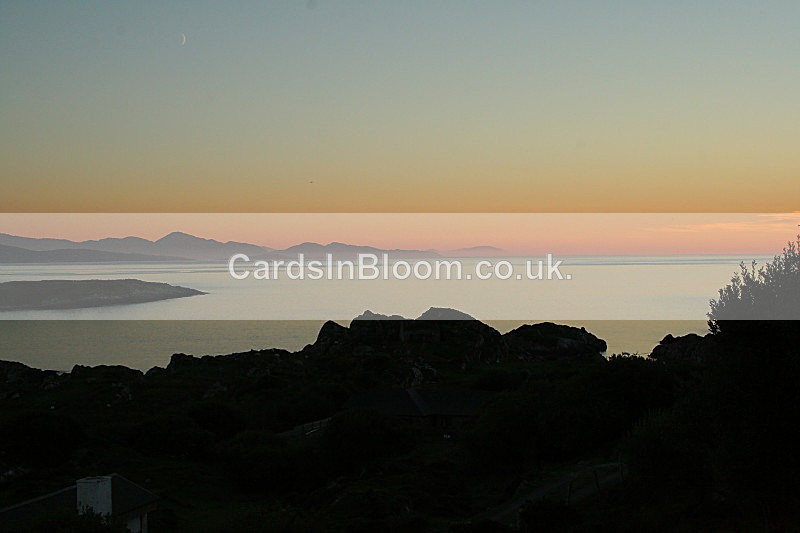 Sunset over Kenmare River and the Atlantic ocean - EARTH, SEA & SKY- Woodlands, Rivers, Lakes, Mountains and Skies