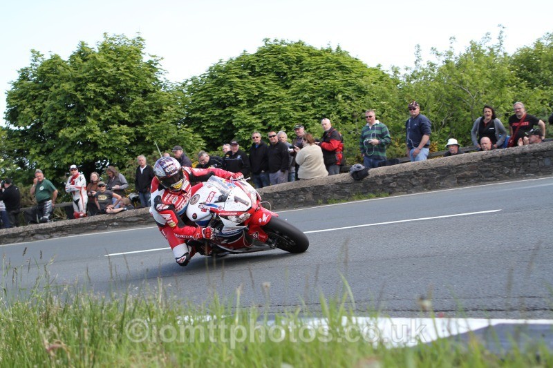 John McGuinness Honda / Honda Racing - Dainese Superbike Race 2014