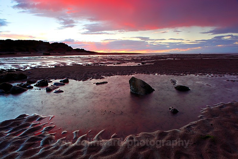 Rock pools, Druridge Bay, Northumberland       ref 0035 - Northumberland