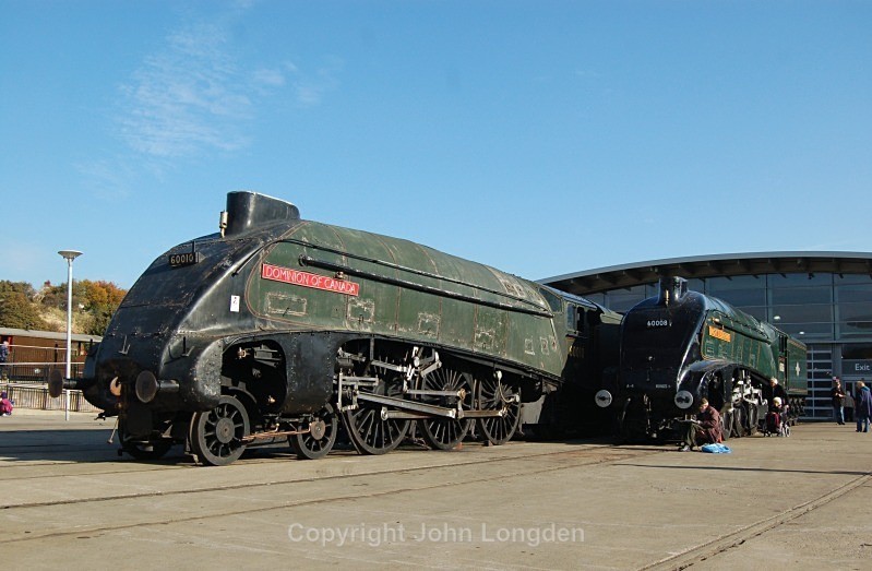 21.10.12 - LNER A4S Nos. 60010 & 60008, NRM Shildon - Preservation