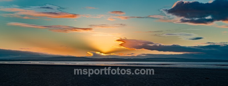 Enniscrone beach sunset - Mayo and Galway