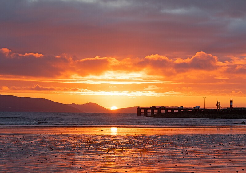 Buncrana Pier Sunset - Ireland by Day