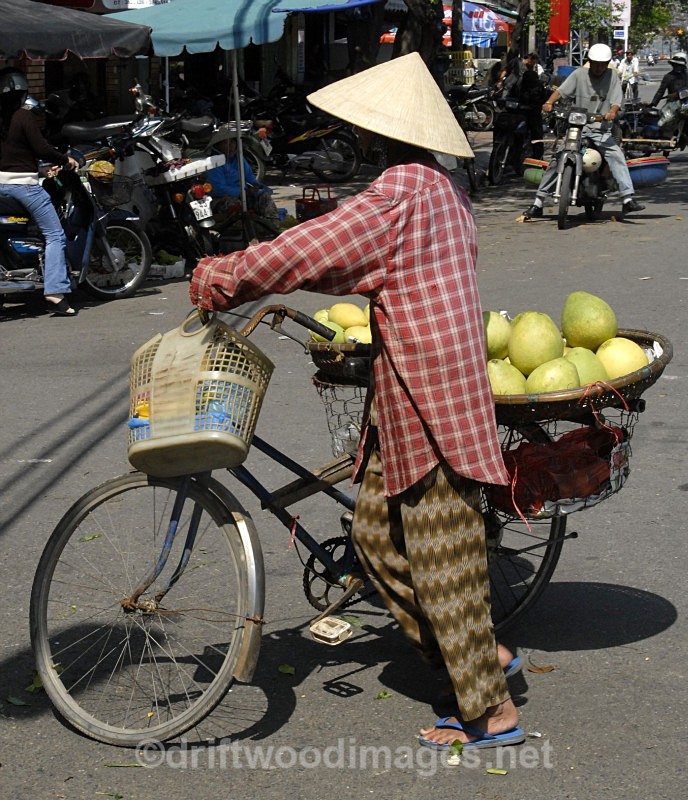 Melon seller, Vietnam - South East Asia