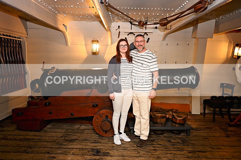 HMS PICKLE-153 - PICKLE NIGHT HMS WARRIOR 1860