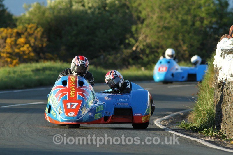 Tony Baker / Fiona Baker-Milligan Suzuki / CUMBRIA EXPRESS - Monday Practice - Sidecars