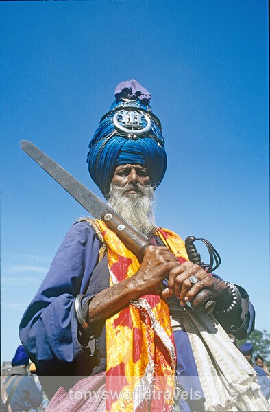 Nihang Or Akali Sikh Warrior Punjab, India