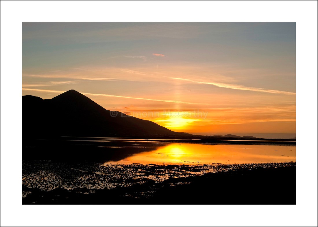 Croagh patrick sunset  - Croagh Patrick