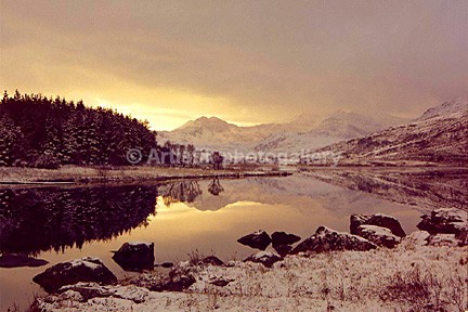 Snowdon Mymbyr winter - Sceniks.com - Snowdonia landscape photographs by Dave O'Shea
