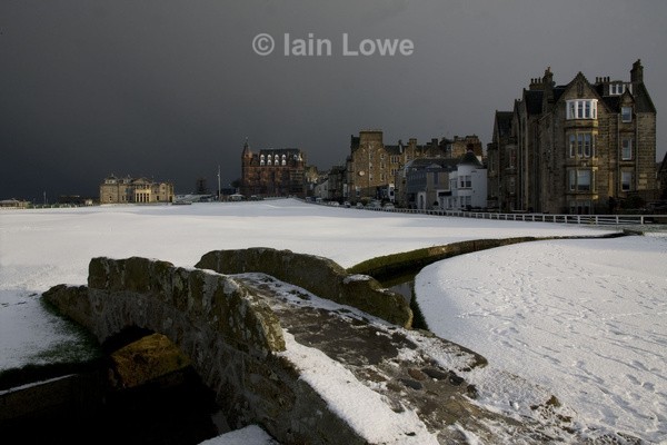 The Old Course - Snow on The Old Course 2013