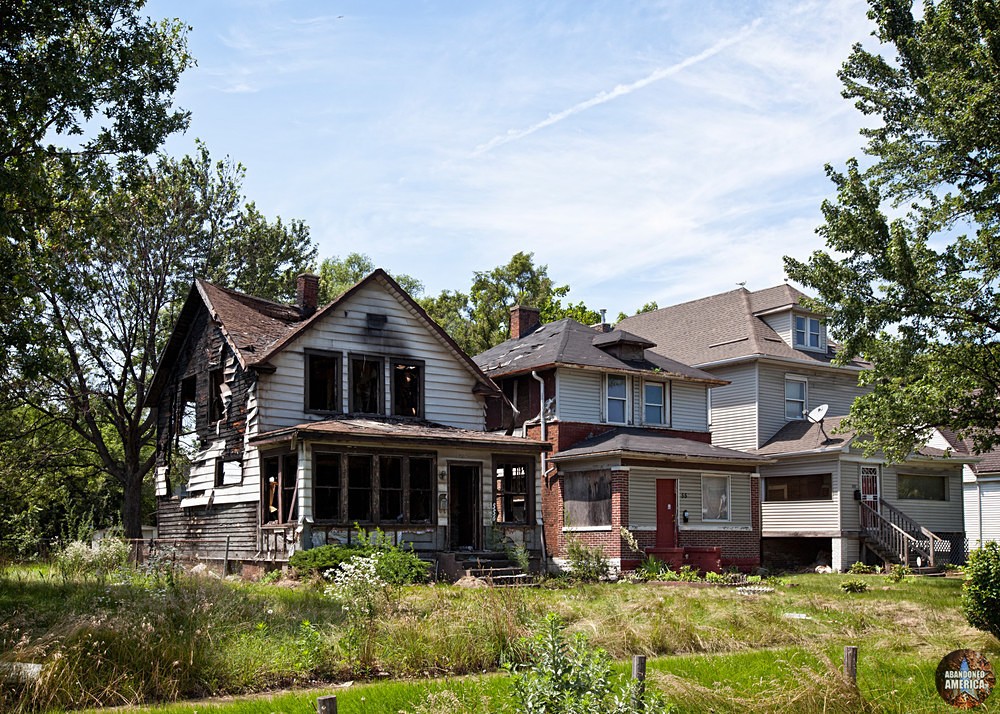 Gary, Indiana Charred Houses