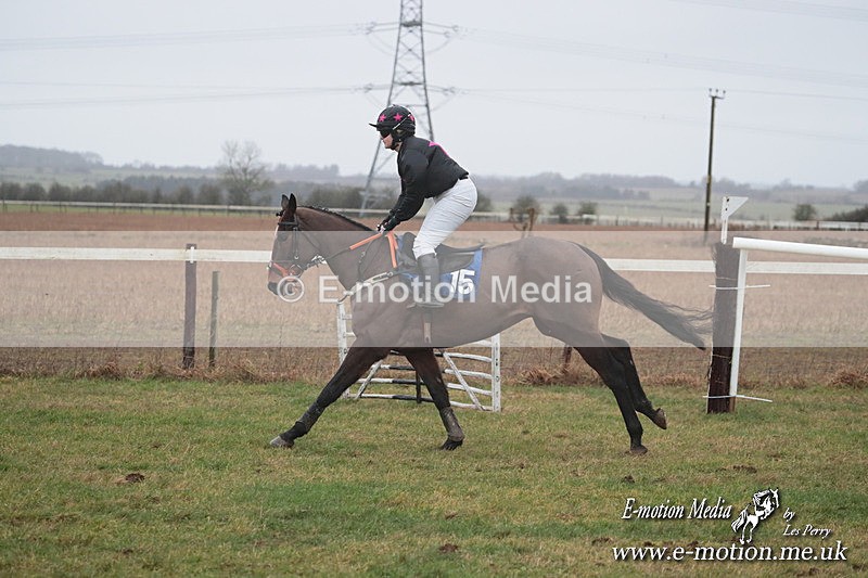 PtP 260125 472 - Cocklebarrow Point-to-Point racing with the Heythrop Hunt 26/01/25