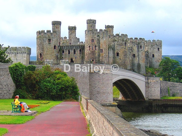 Conwy-Castle - Mixture A4