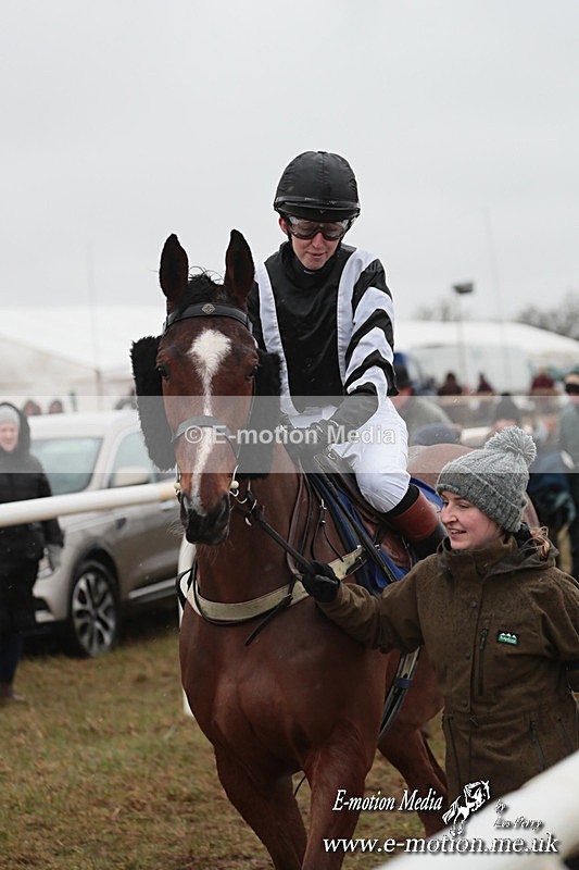PtP 260125 200 - Cocklebarrow Point-to-Point racing with the Heythrop Hunt 26/01/25