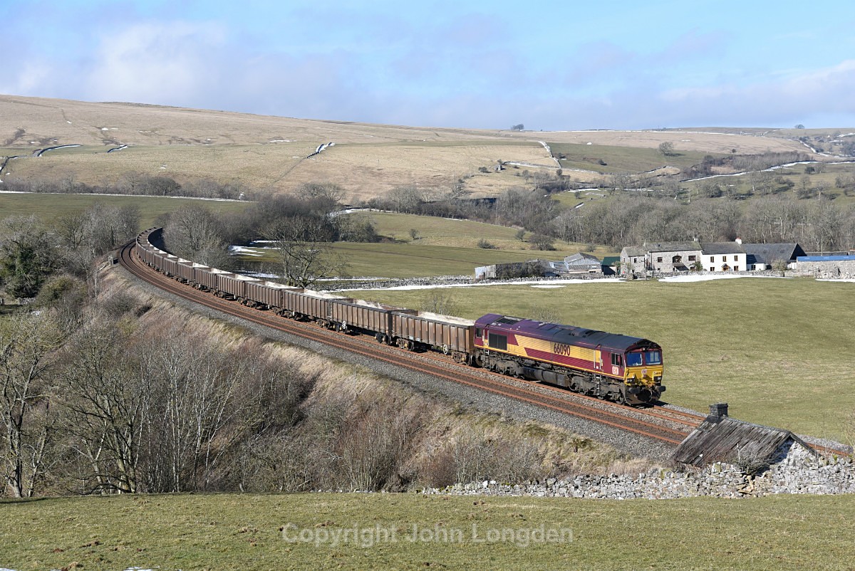 JL - 9.3.18 66090 6E95 Kirkby Thore - Hull CT, Smardale - Smardale