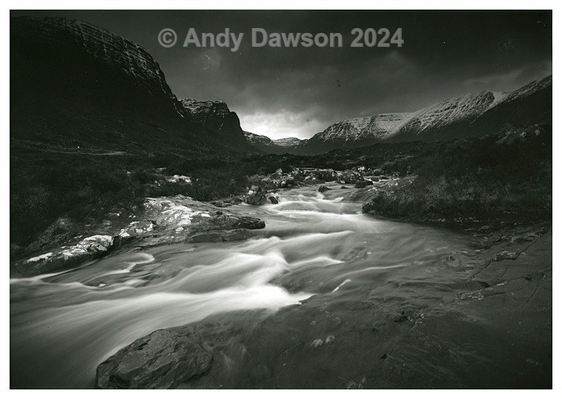 Applecross Road view - Black & White Pictures