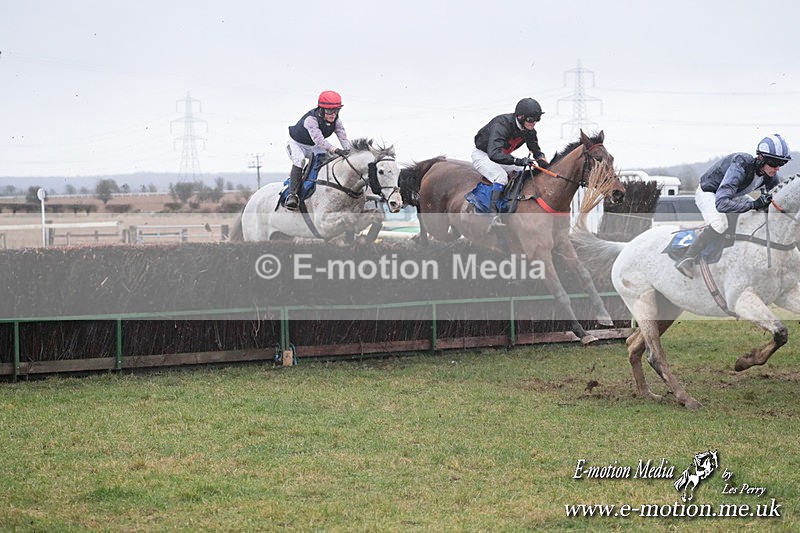 PtP 260125 554 - Cocklebarrow Point-to-Point racing with the Heythrop Hunt 26/01/25