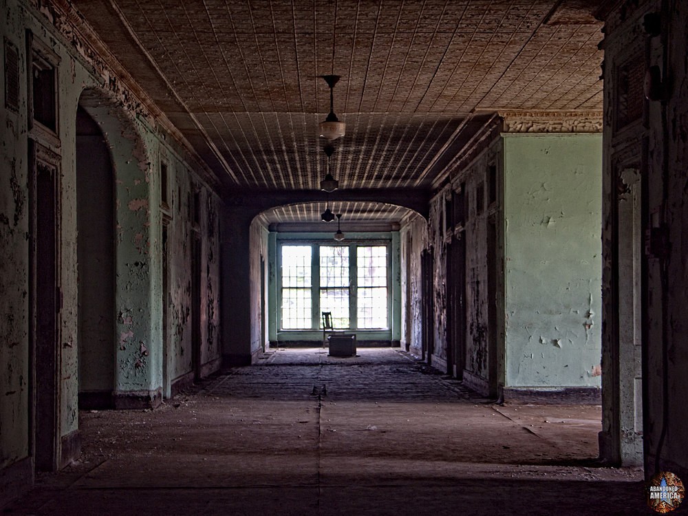 Ward hallway, Taunton State Hospital