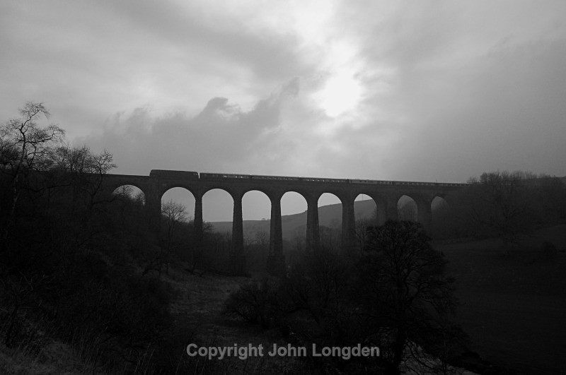 29.3.14 - 573?? 1Z56 Carlisle - Newport, Smardale viaduct - Smardale viaduct