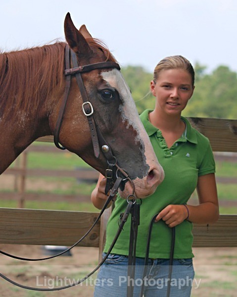 Haleys Horse_009 - Haley and Pilgrim