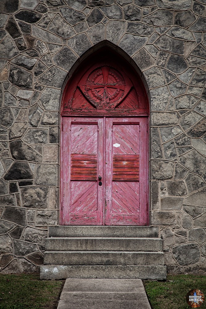 St. Peter's Episcopal Church (Germantown PA) | Church Rear Door Detail - St. Peter's Episcopal Church