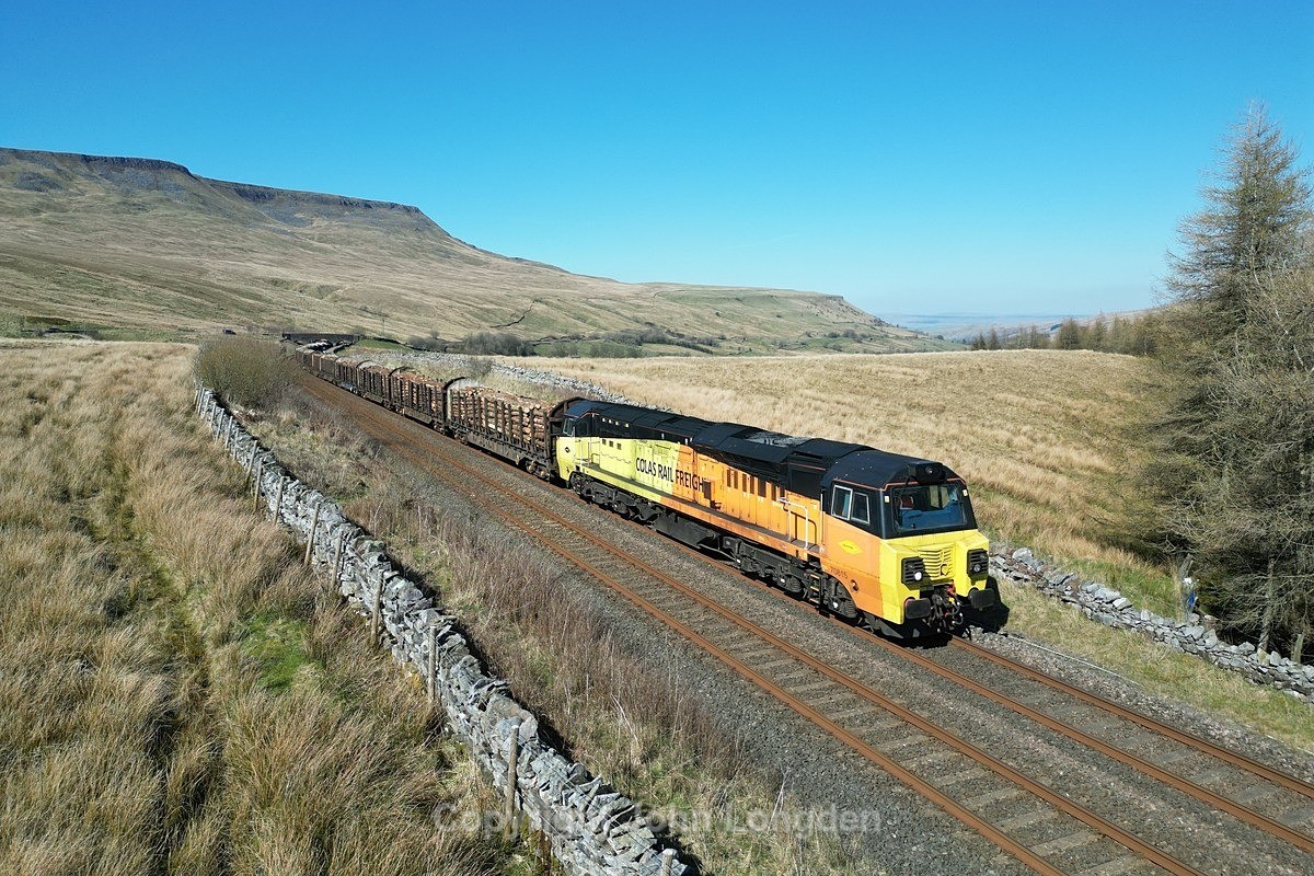 JL - 2.4.25 70815 6J37 Carlisle - Chirk, Ais Gill MP 260 - Latest shots