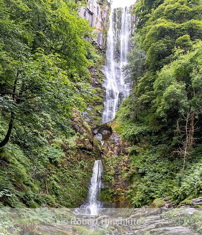 Pistyll Rhaeaor Waterfall - United Kingdom