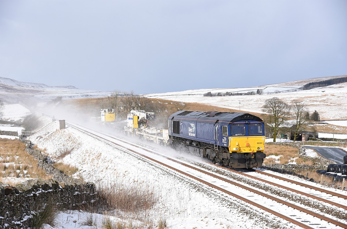 JL - 27.2.18 66304 6K05 Carlisle - Crewe, Shaw Paddock - (Pete) Shaw Paddock