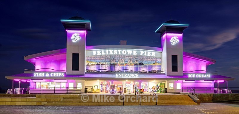 New Felixstowe Pier_ Night Shot - Seascapes