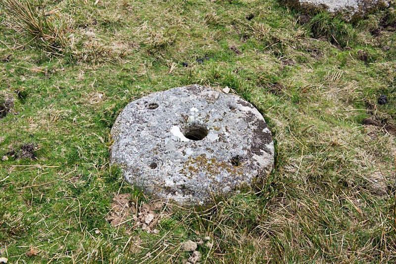 Crazing mill stone - Gobbet / Deep Swincombe tin mine
