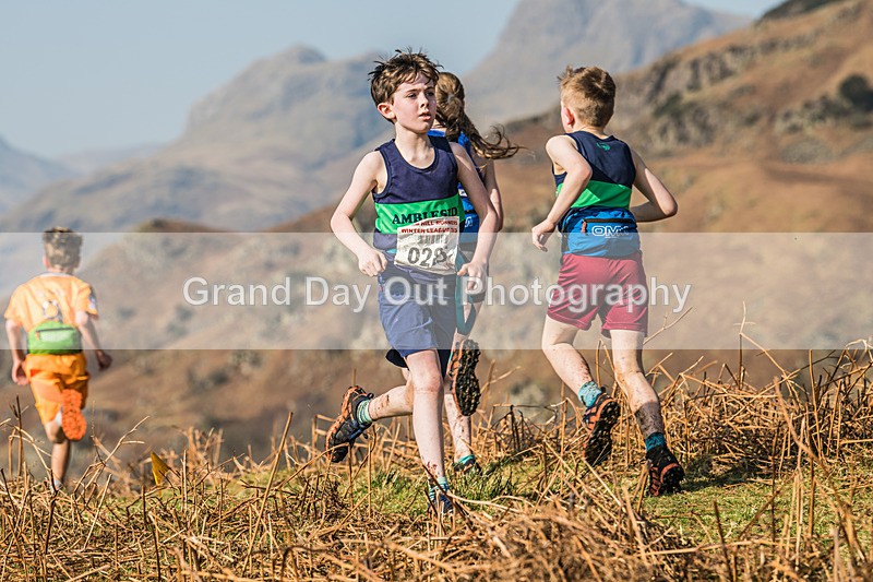 Elterwater-101 - Kendal Winter League Elterwater Under 13 Fell Race Sunday 9th March 2025