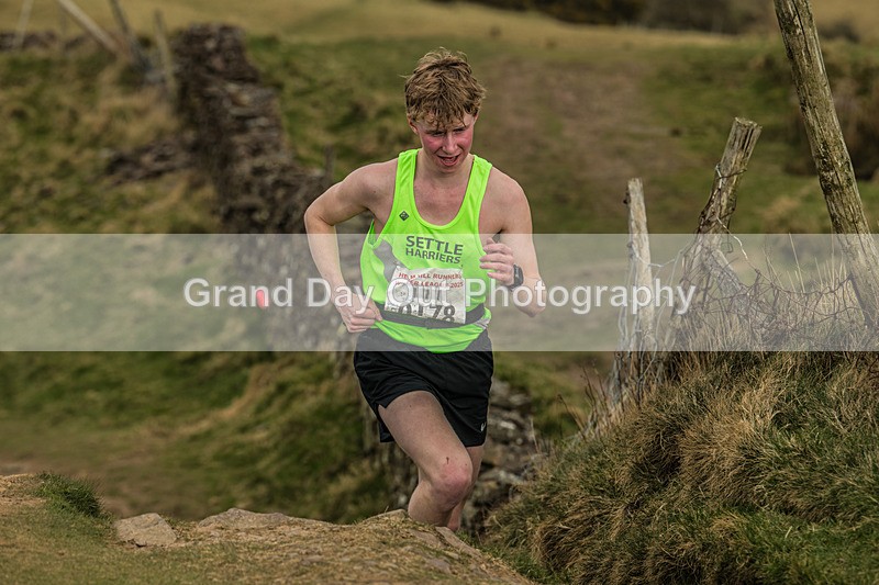 Helm Hill -688 - Kendal Winter League Helm Hill Fell Races (Under 13/15/17 & Seniors) Sunday 16th March 2025